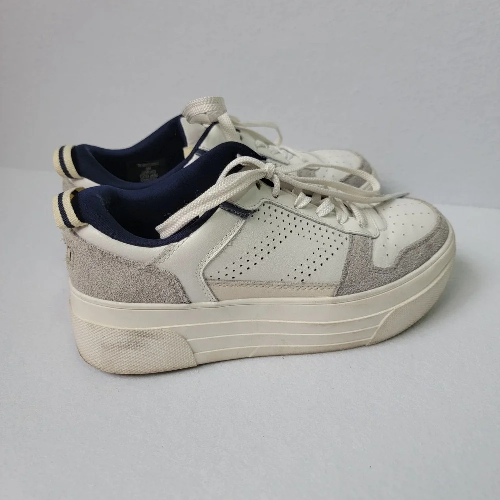 Le‎ TIGRE Midtown Platform Sneaker Size 6M TW-MIDTOWN LO 1977, Beige